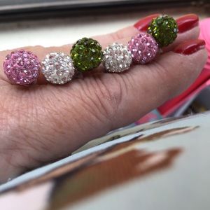 Multi colored earrings